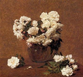 Henri Fantin-Latour : Roses Alma Vieberg